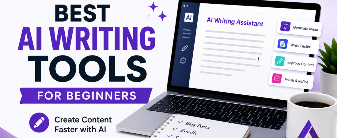 Best AI Writing Tools for Beginners: Create Content Faster Without Feeling Overwhelmed